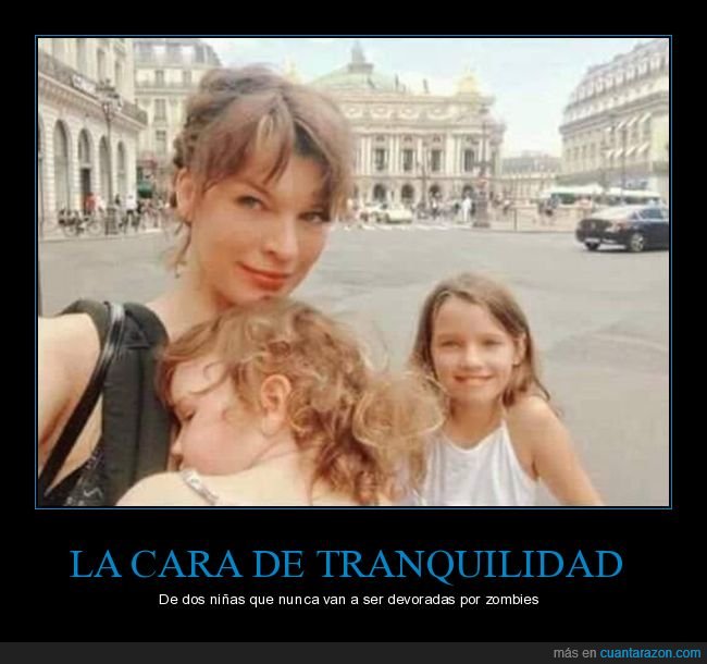 tranquilidad,niñas,devoradas,zombies,mila jovovich,absurdo