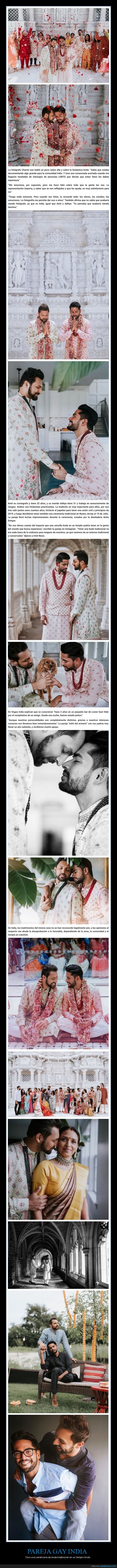 pareja,gay,india,boda,templo hindú