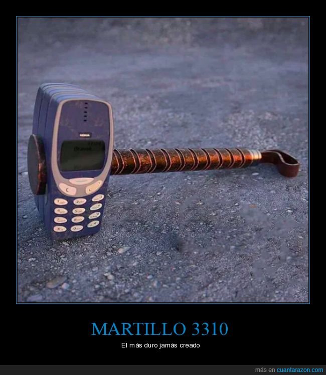 martillo,nokia 3310