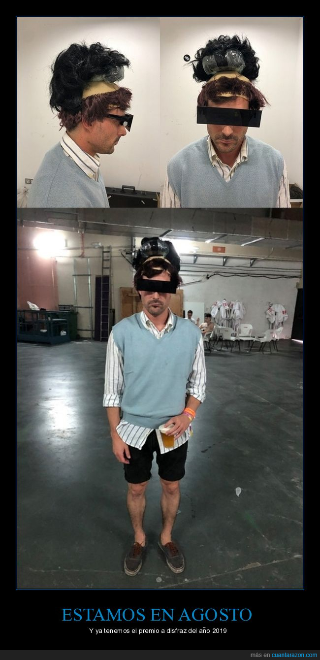 disfraz,agosto,coca,pillado,aeropuerto,peluca,disimular