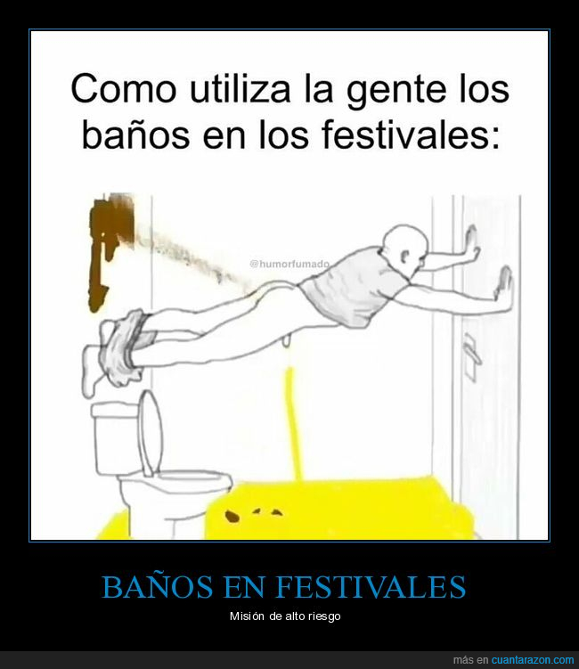 mear,wc,baños,asco,festivales,sucio