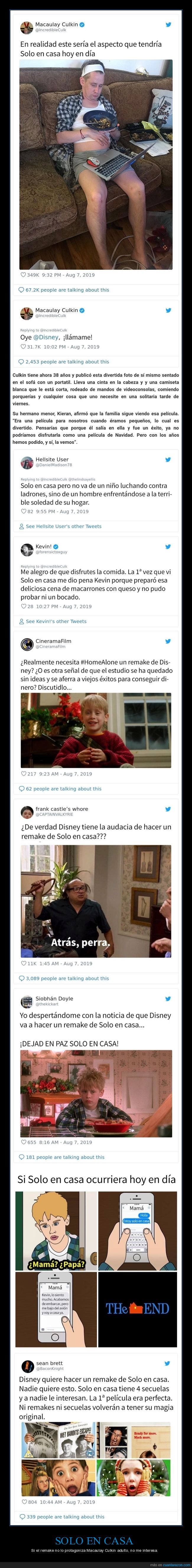 solo en casa,macaulay culkin,remake