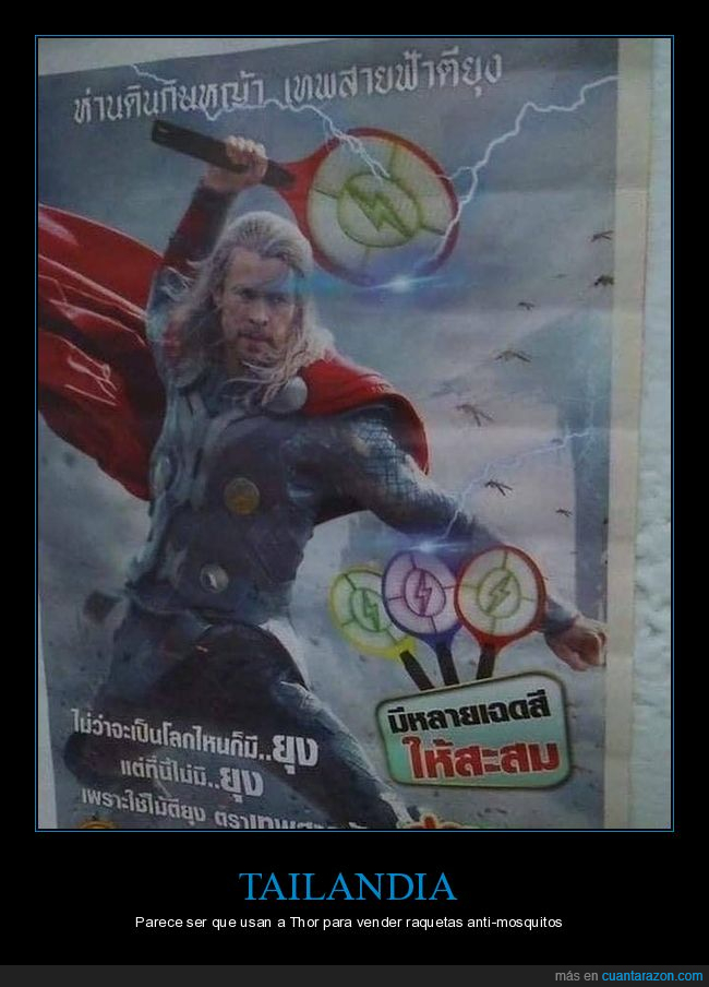 tailandia,thor,mosquitos