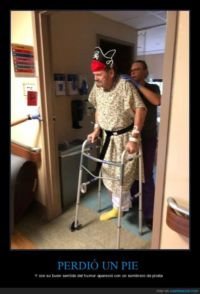 perder,pie,pirata