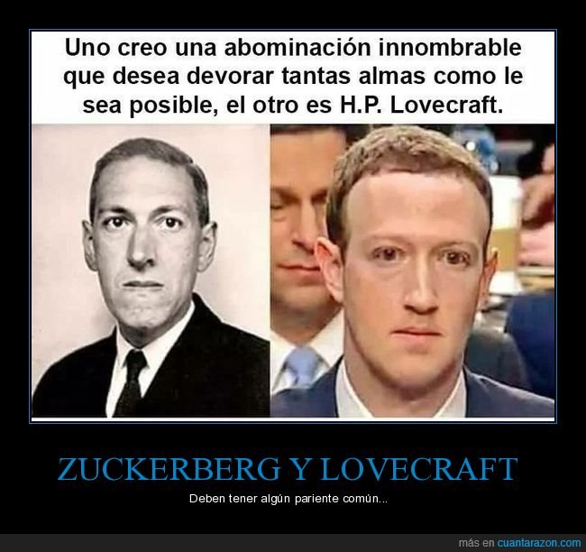 mark zuckerberg,lovecraft,abominación,devorar,almas