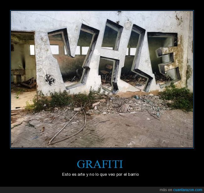 arte,barrio,graffiti,pared,pintura,ruinas