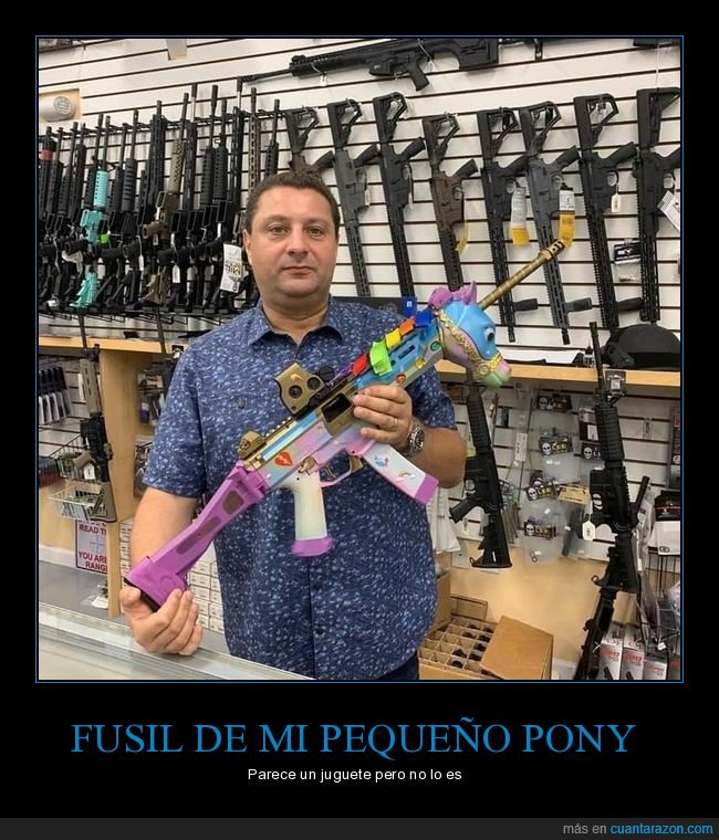 arma,fusil,mi pequeño pony