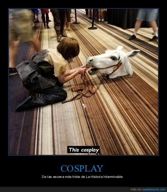 El cosplay m s triste