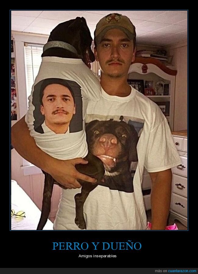 perros,dueño,camisetas