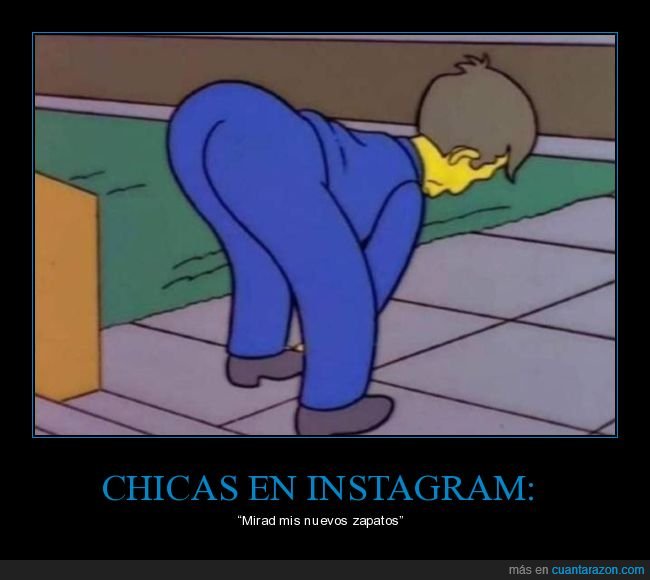 chicas,instagram,zapatos,culo,skinner,simpsons
