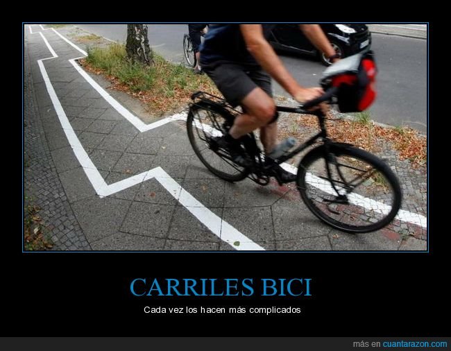 carril bici,bicicleta,wtf