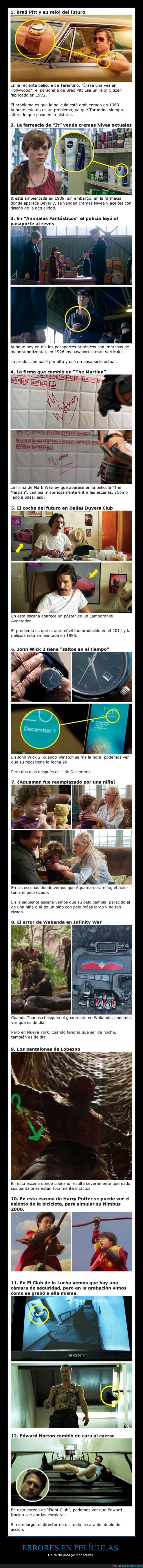 errores,películas,fails