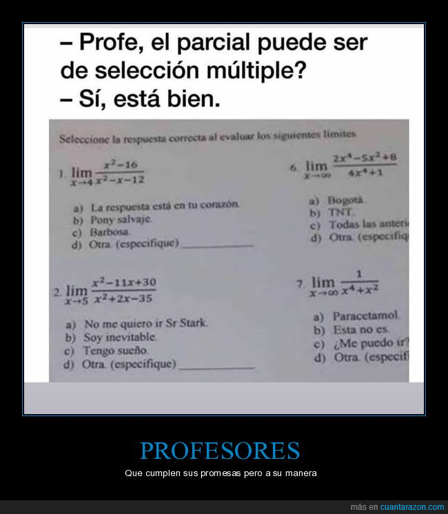 examen,selección múltiple,opciones,wtf