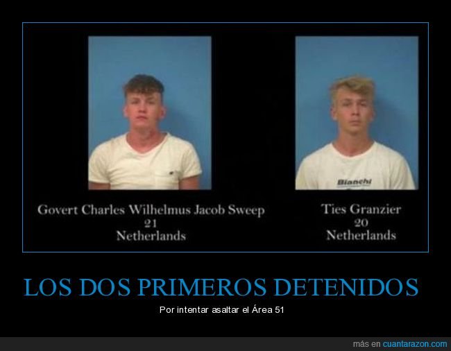 área 51,asalto,detenidos
