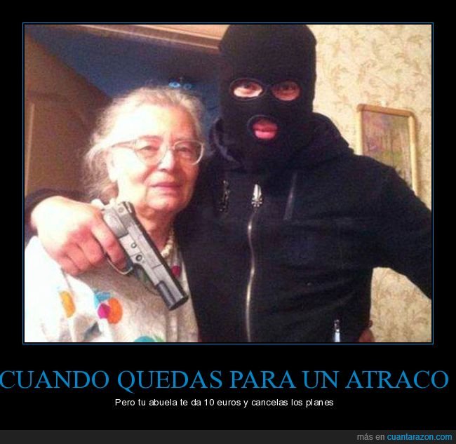 atraco,abuela,10 euros,cancelar