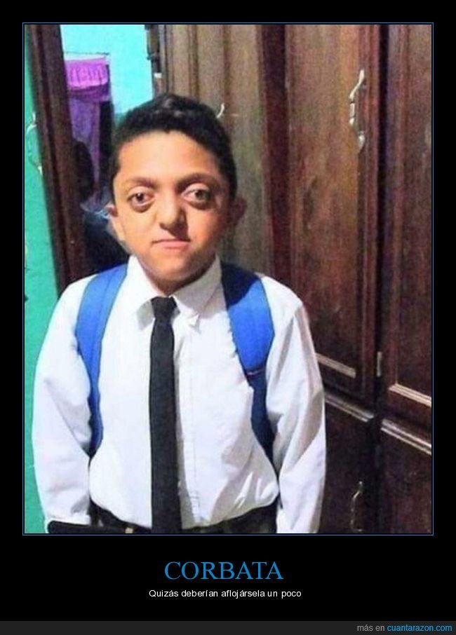 ni&ntilde;o,cara,aflojar,corbata