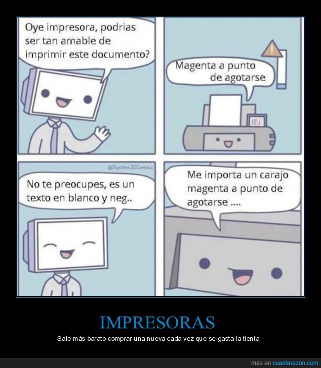 impresora,imprimir,tinta,magenta,blanco y negro