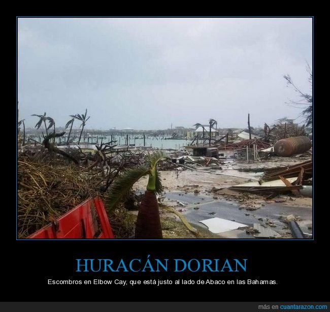 escombros,huracán,dorian,elbow cay