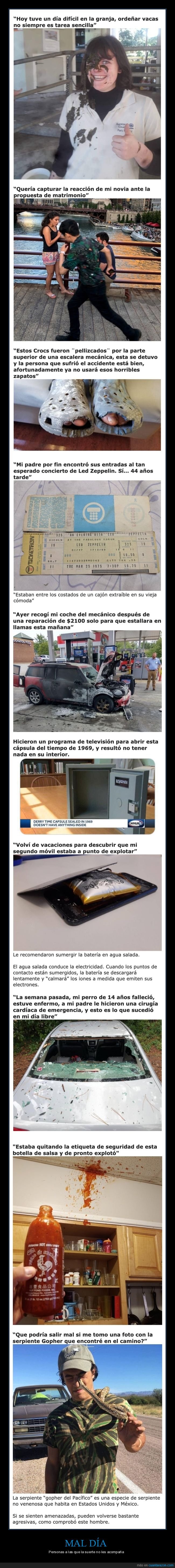 mal día,mala suerte,fails