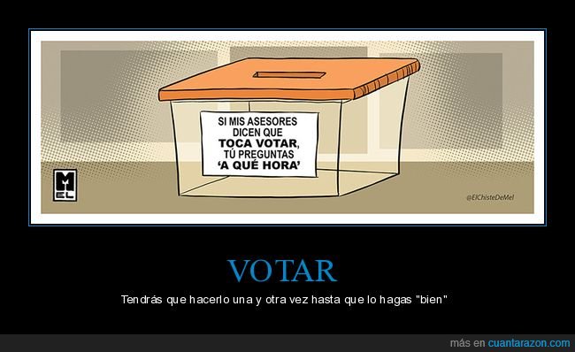 asesores,votar,elecciones,políticos