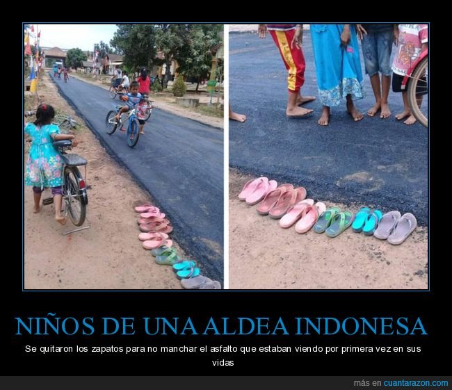 niños,aldea,indonesia,zapatos,asfalto