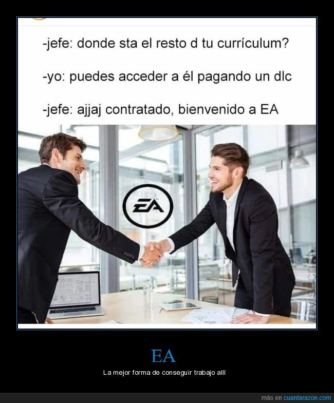 currículum,acceder,pagando,dlc,entrevista de trabajo,ea