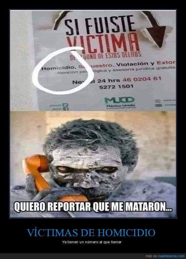 víctima,homicidio,llamar