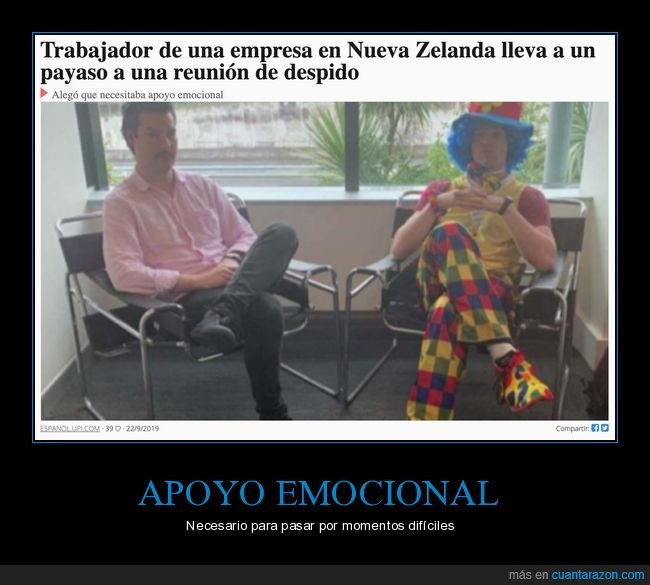 trabajador,payaso,despido,wtf
