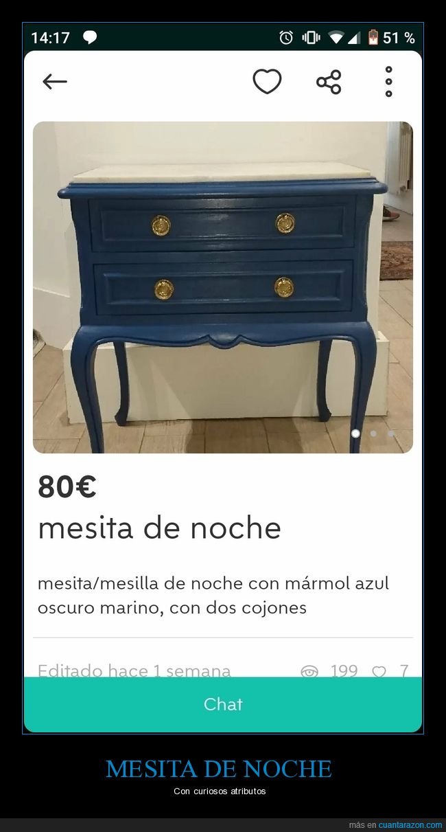 mesita,cajones,fails,anuncio,wallapop