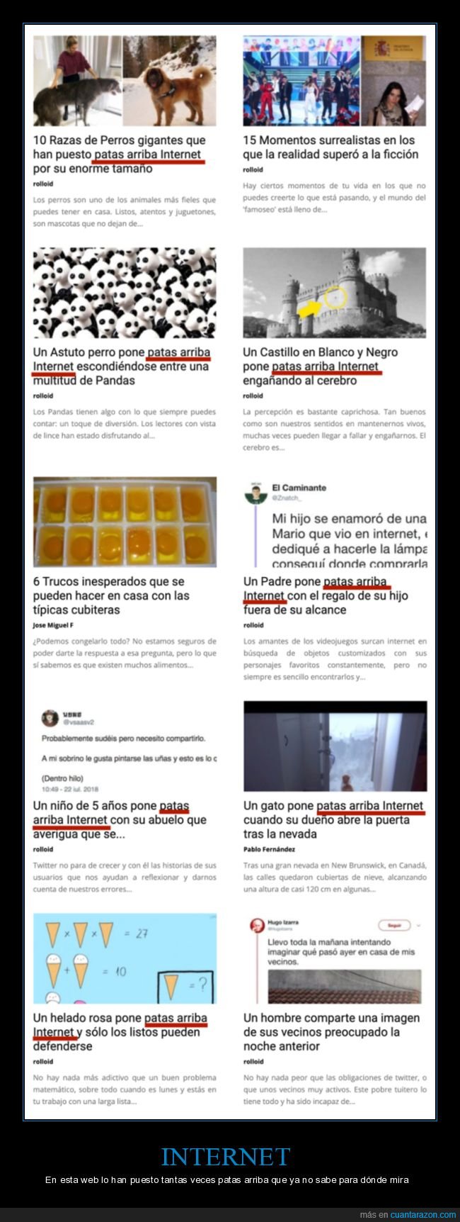 patas arriba,internet,wtf