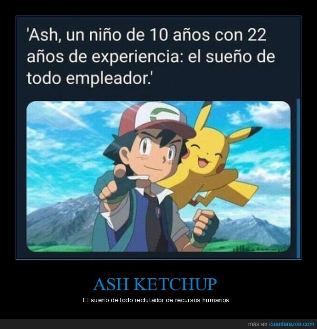 ash,pokemon,10 años,experiencia,trabajo