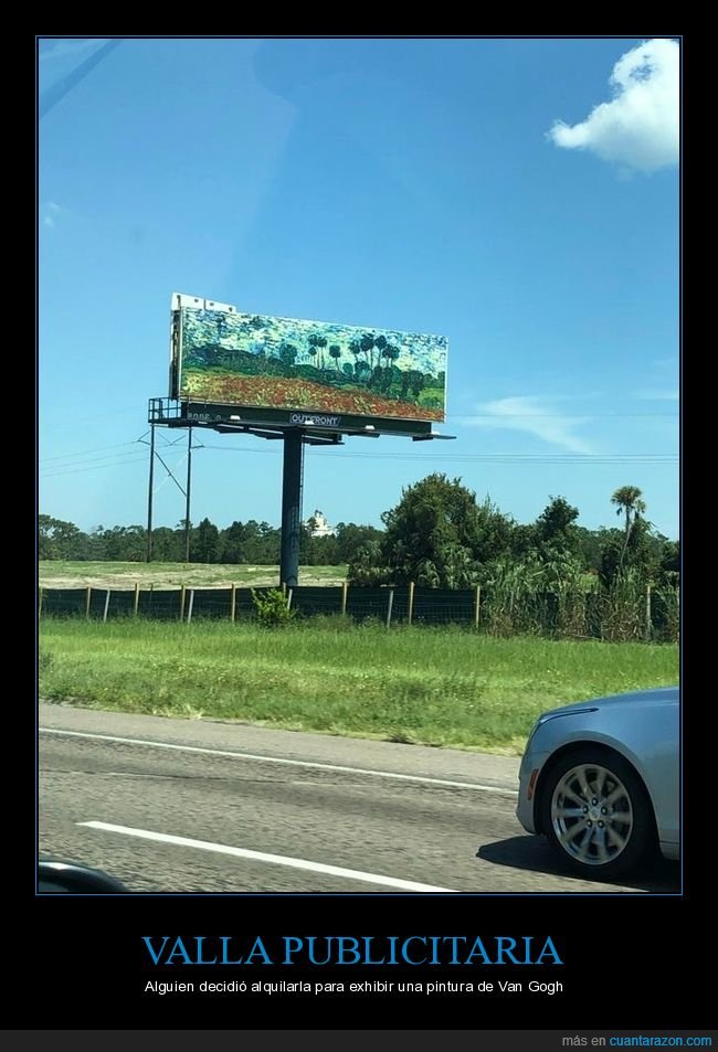 valla publicitaria,van gogh,arte