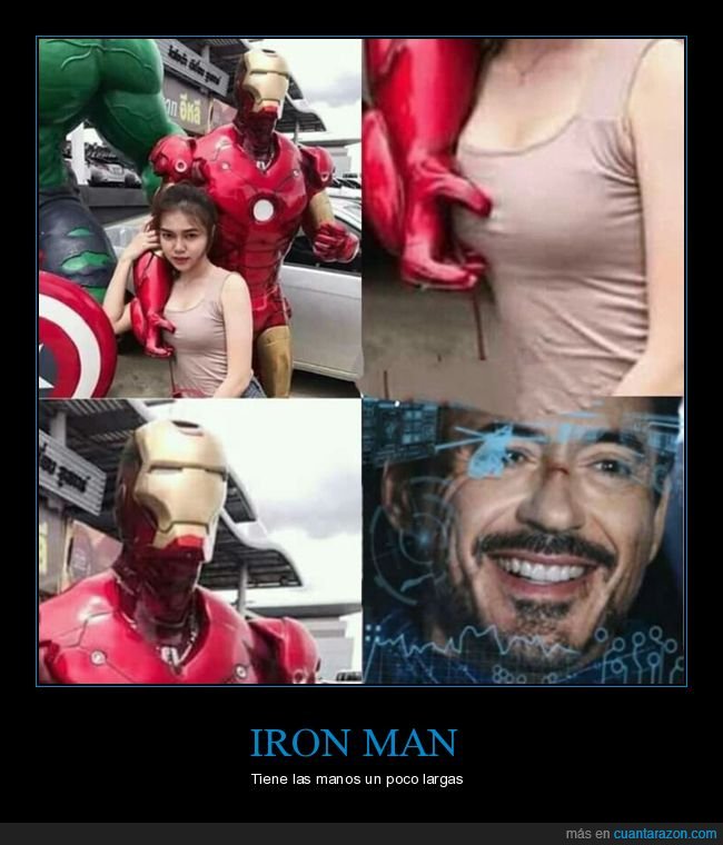 iron man,tocando