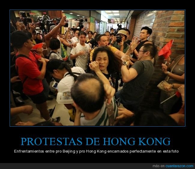 protestas,hong kong,enfrentamiento