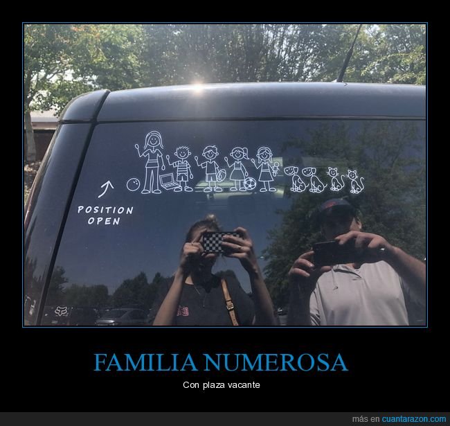 familia,pegatina,coche
