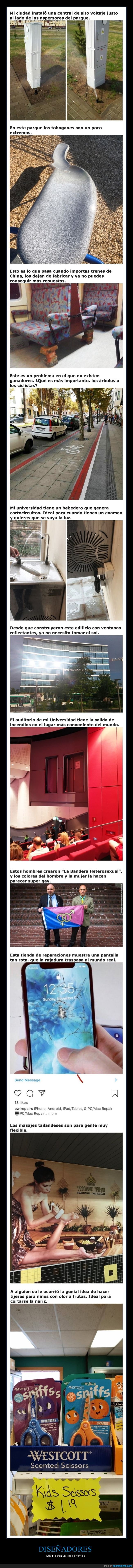 diseñadores,errores,fails