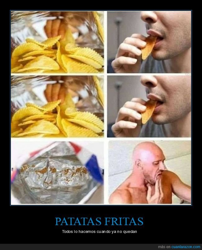 patatas,chupar,dedos