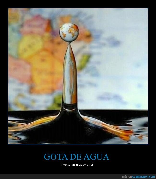 gota,agua,mapamundi
