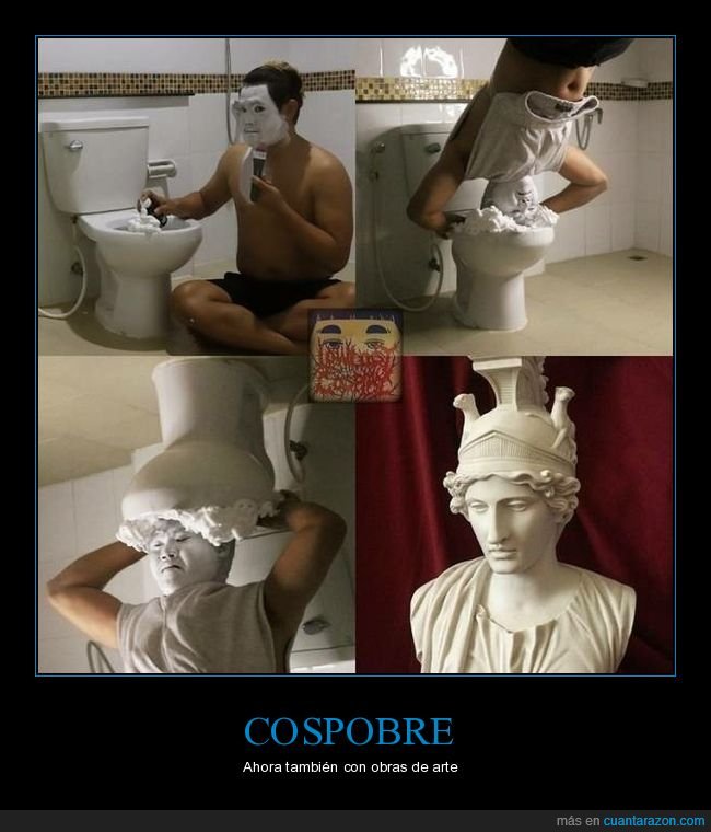 cospobre,lowcost cosplay,escultura