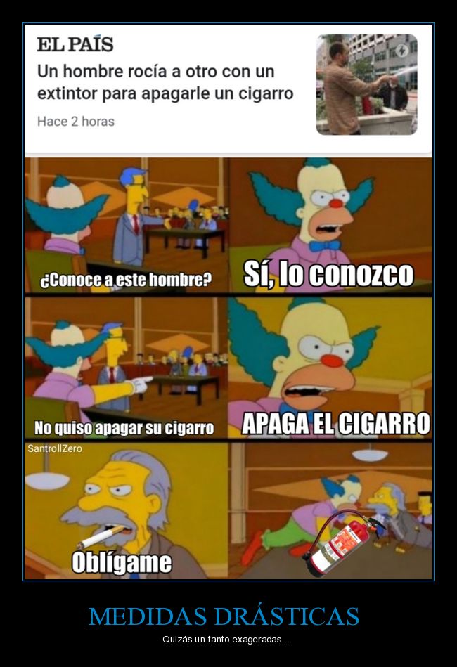 extintor,apagar,cigarro