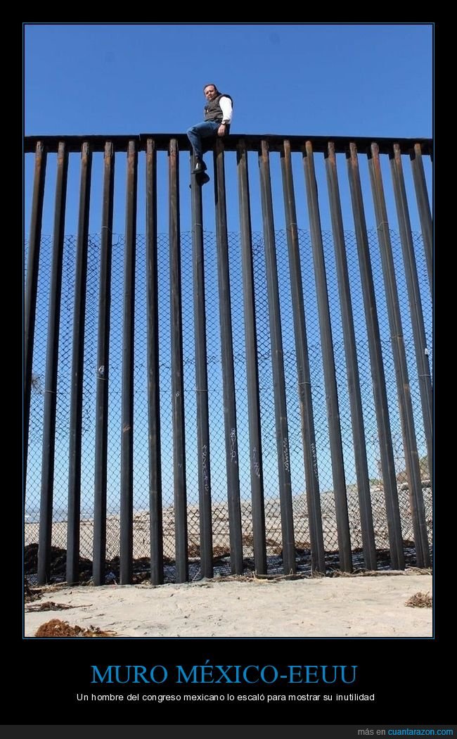 muro,méxico,eeuu,escalar,inutilidad