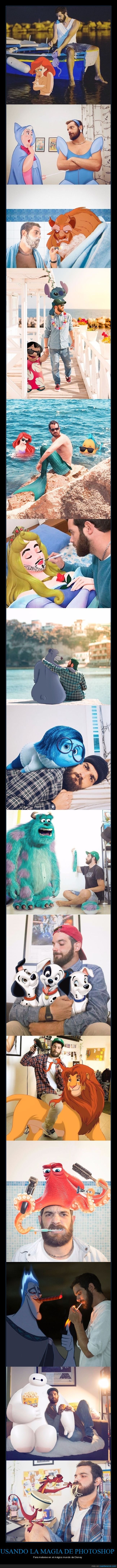 photoshop,personajes,disney