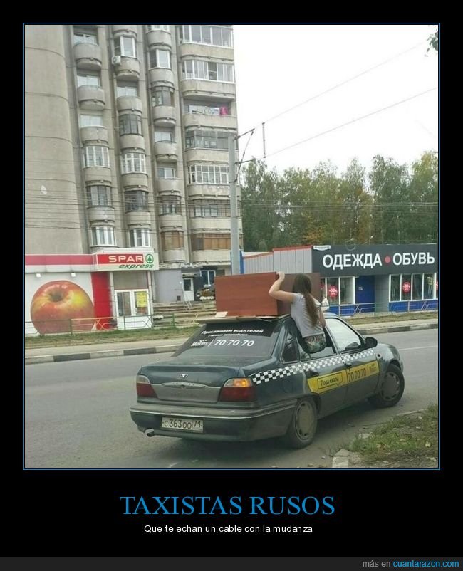 taxi,transportando,mueble