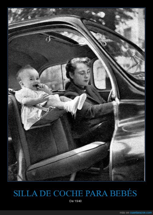 silla,coche,bebés,niños,1940,retro