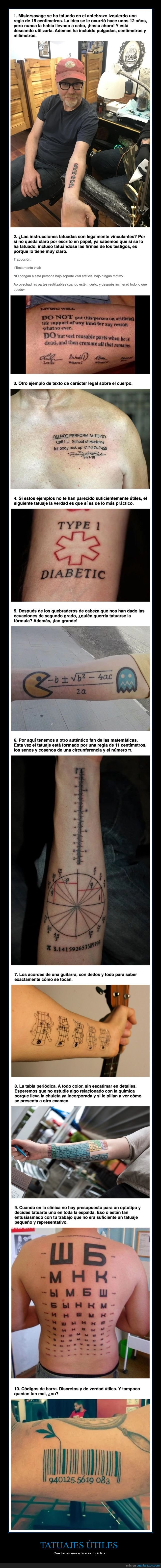 tatuajes,útiles