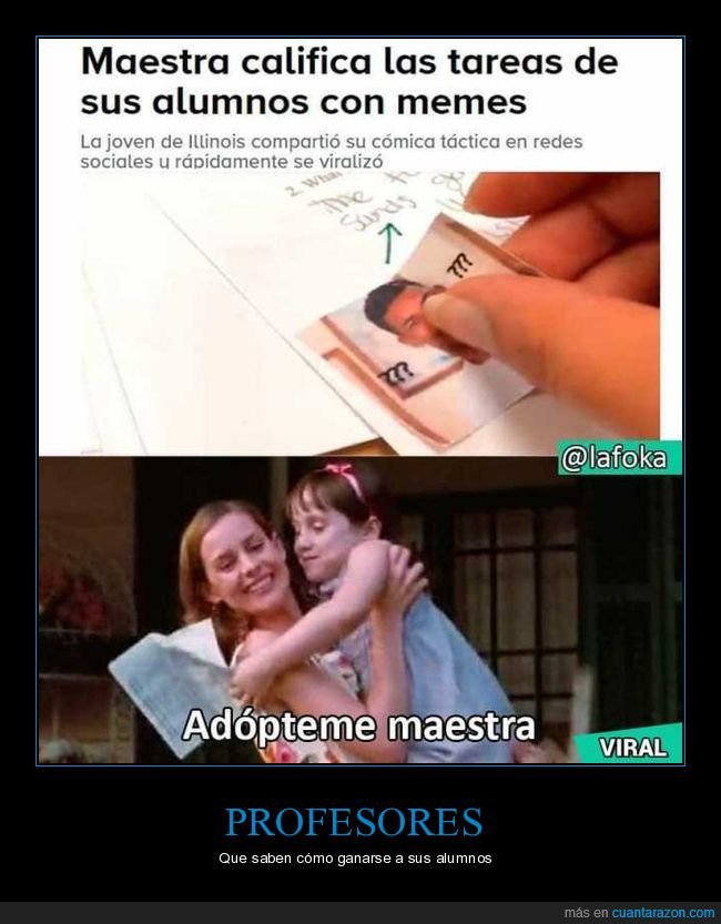 profesora,calificar,alumnos