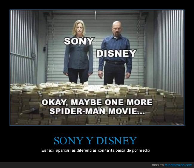 sony,disney,spiderman,breaking bad