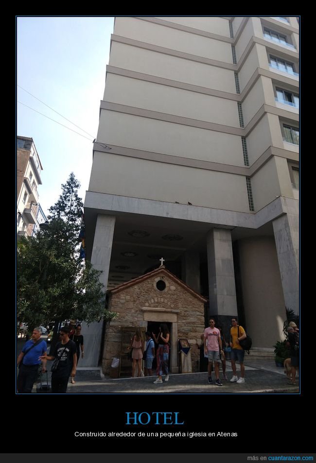 hotel,construido,iglesia,atenas