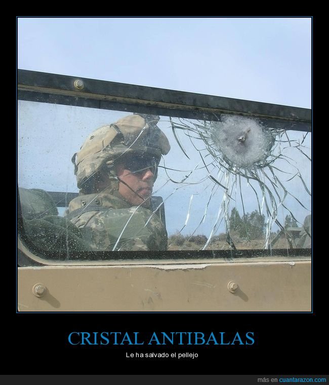 cristal,antibalas,soldado