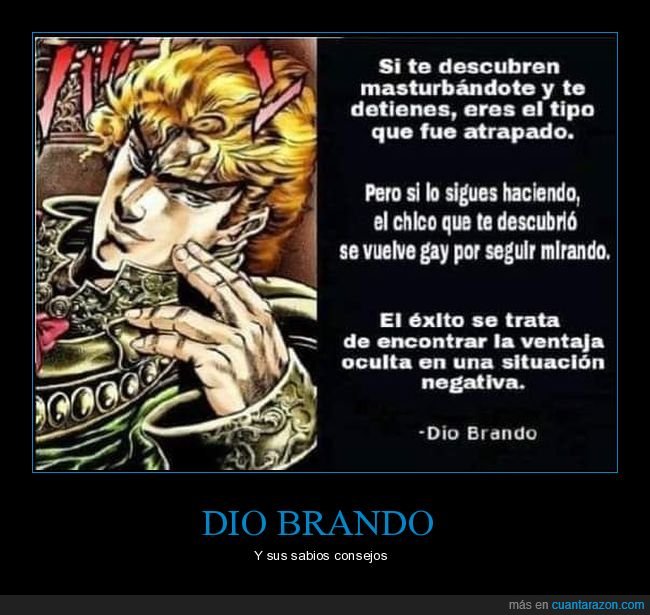 pillada,detenerse,seguir,gay,mirar,dio brando,jojo